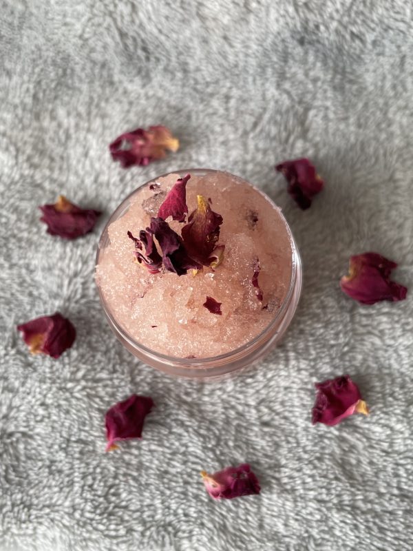 Rose Exfoliating Lip Scrub With Rose Oil - Image 3