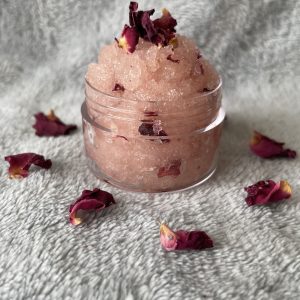 Rose Exfoliating Lip Scrub With Rose Oil