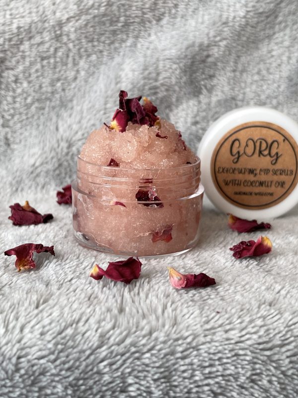 Rose Exfoliating Lip Scrub With Rose Oil - Image 2
