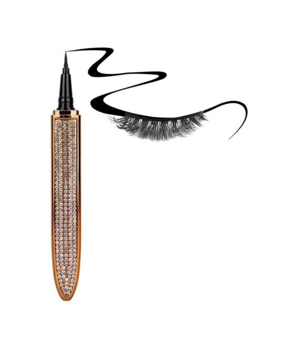 2 in 1 Waterproof Self-Adhesive Pen Eyeliner